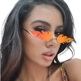 Cyberpunk Kitch Flame Sunglasses